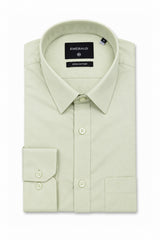 Emerald Formal Slim Fit Long Sleeve Shirt - Light Green