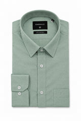Emerald Formal Oxford Slim Fit Long Sleeve Shirt - Blue Aquife