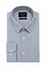 Emerald Formal Oxford Slim Fit Long Sleeve Shirt - High Rice