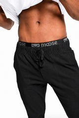 Moose Men’s Woven Jogger Pant - Black
