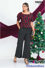 Tendenza Floral printed Puff Sleeve Tee