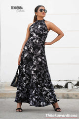 Tendenza Halter Neck Wide Leg Jumpsuit