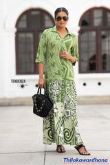 Tendenza Button Down Tiered Maxi Dress