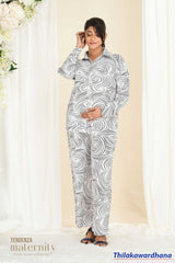 Tendenza Button Down Maternity Co-Ord Set