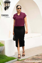 Tendenza Short Sleeve Pop Over Top