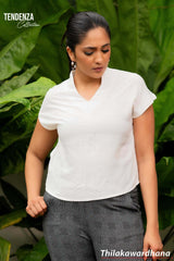 Tendenza Short Sleeve Pop Over Top
