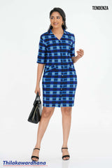 Tendenza Button Down Detailed Bodycon Dress
