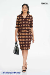 Tendenza Button Down Detailed Bodycon Dress