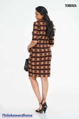 Tendenza Button Down Detailed Bodycon Dress