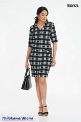 Tendenza Button Down Detailed Bodycon Dress