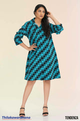 Tendenza Oversized Plaid Shirt Dress