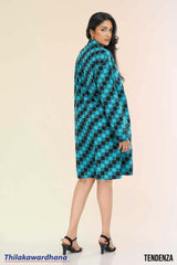 Tendenza Oversized Plaid Shirt Dress