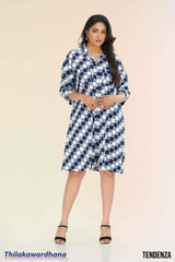 Tendenza Oversized Plaid Shirt Dress