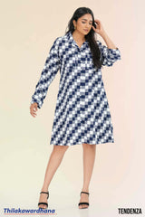 Tendenza Oversized Plaid Shirt Dress