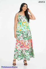 Aura Bloom Maxi Dress