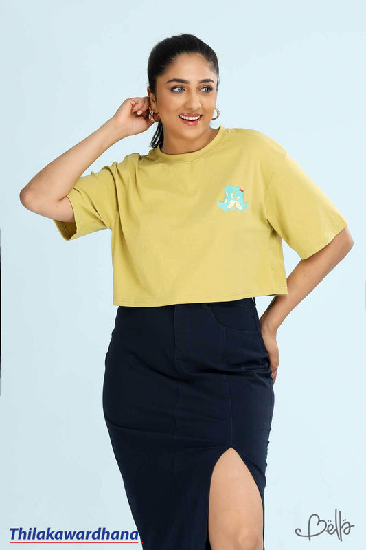 Bella Printed Crop Top