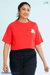 Bella Printed Crop Top