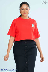 Bella Printed Crop Top