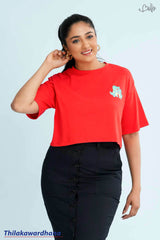 Bella Printed Crop Top