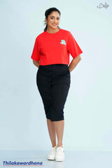 Akasi High Waist Chino Skirt