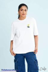 Bella Printed Drop Shoulder T Shirt