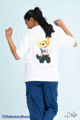 Bella Printed Drop Shoulder T Shirt