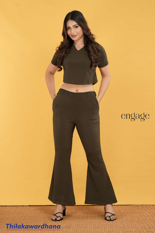 Engage Olive Chic Co-Ord Set