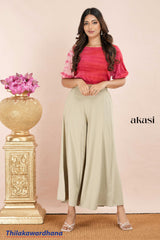 Akasi Elegant Flare Palazzo Pant