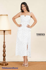 Tendenza Strappy Printed Maxi Dress