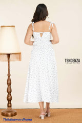 Tendenza Strappy Printed Maxi Dress