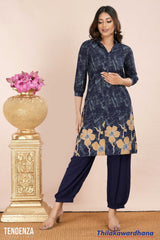 Tendenza Floral Cotton Tunic And Pant Set