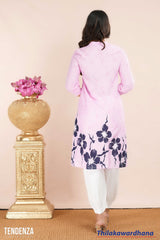 Tendenza Floral Cotton Tunic And Pant Set