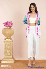 Tendenza Wide Leg High Waist Pant