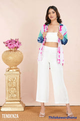 Tendenza Wide Leg High Waist Pant