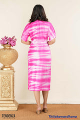 Tendenza Peony Whisper Midi Dress