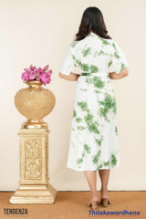 Tendenza Green Escape Midi Dress