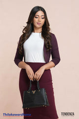 Tendenza Maroon Elegance Blazer