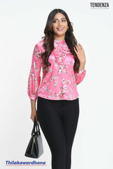 Tendenza Floral Luxe Satin Top