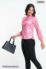 Tendenza Floral Luxe Satin Top