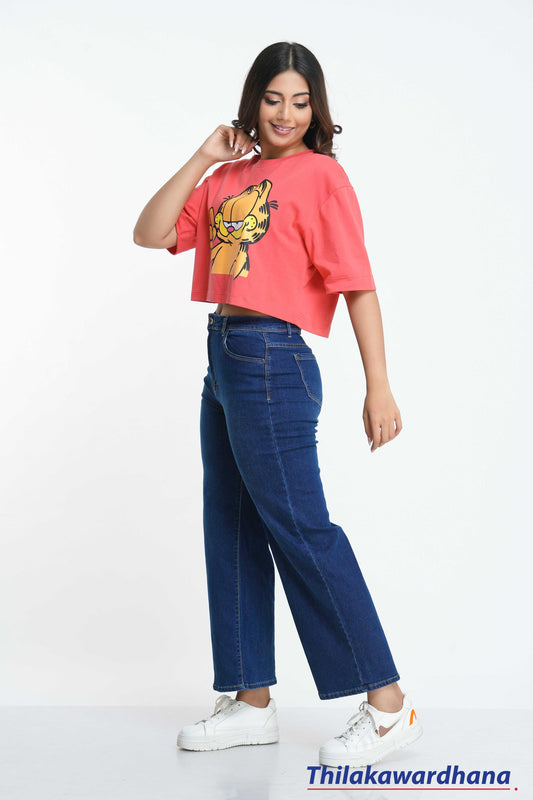 Dark Washed Relaxed Fit Jean