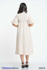 Aura Delicate Puff Sleeve Dress