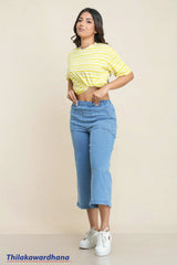 Light Washed Easy Jean