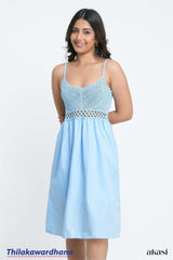 Aura Crochet Strappy Dress