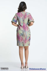 Tendenza Puff Sleeve Bodycon Dress