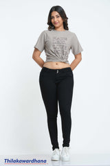 High Rise Black Jean