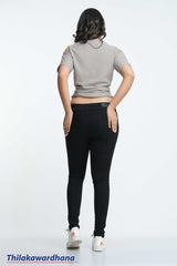 High Rise Black Jean