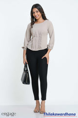 Engage Pleat Detailed Top