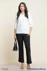 Engage V Neck 3/4 Sleeve Top