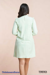 Tendenza Bishop Sleeve Baby Doll Mini Dress