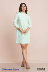 Tendenza Bishop Sleeve Baby Doll Mini Dress
